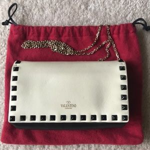 Valentino Rockstud Clutch and Shoulder Bag